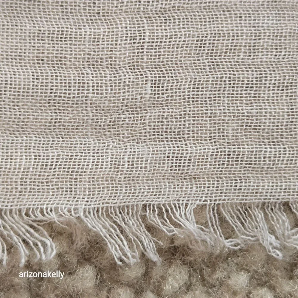 Cotton Scarf Angel Wings Bird Feathers - Picture 5 of 8